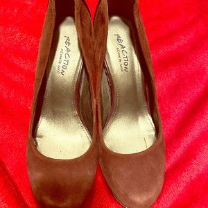 Kenneth Cole, Suede Wedge Pumps